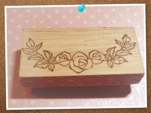 スタンプ＊elegant＜ROSE 飾り罫線＞＊ 1枚目の画像