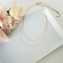 simple　chain　necklace 1枚目の画像