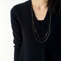 simple　chain　necklace 2枚目の画像