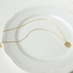 circle　long necklace 2枚目の画像