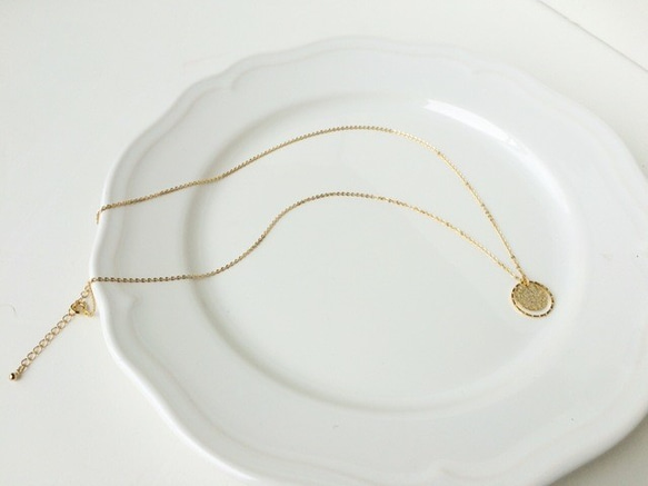 circle　long necklace 2枚目の画像