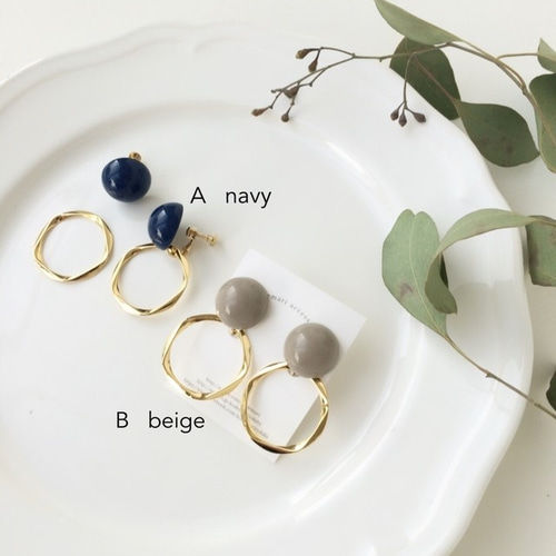 beads mix5 2wayイヤリング ピアス（その他） kodemari 通販 3076922