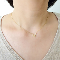 Vneck　necklace 5枚目の画像