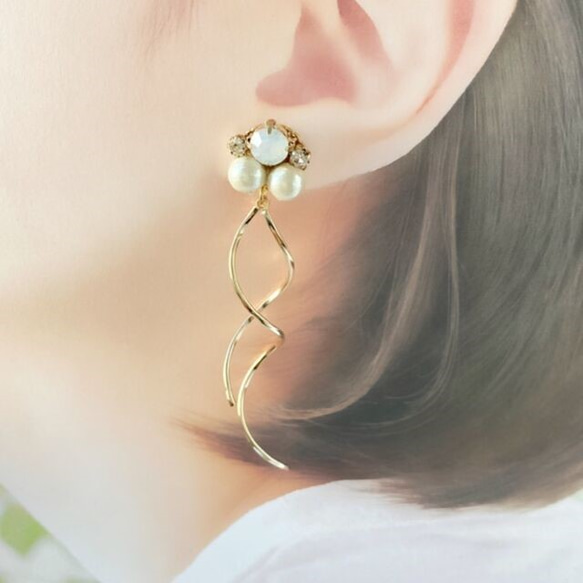 bijou×spiral　ピアス／イヤリング 1枚目の画像