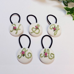 ハンドメイド 赤毛 三つ編み ミニ・カントリードール チャーム