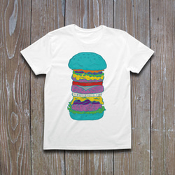 毒々ハンバーガー　Tシャツ 1枚目の画像