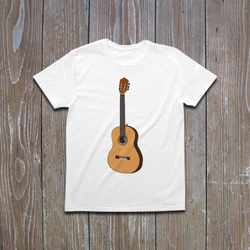 アコースティックギター　Tシャツ 1枚目の画像