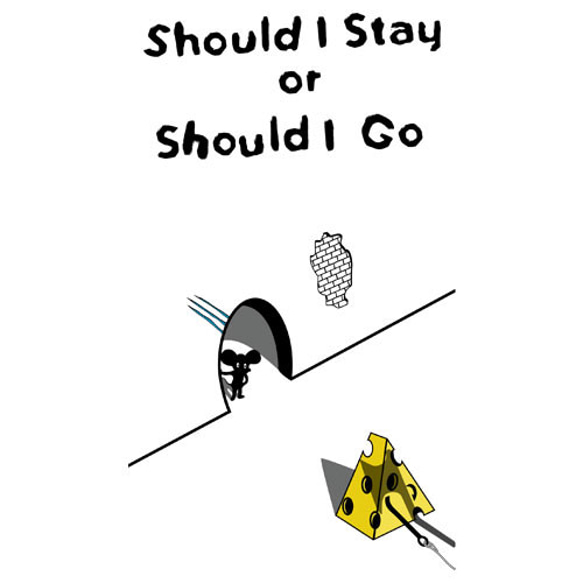 Should I Stay or Should I Go　Tシャツ 3枚目の画像