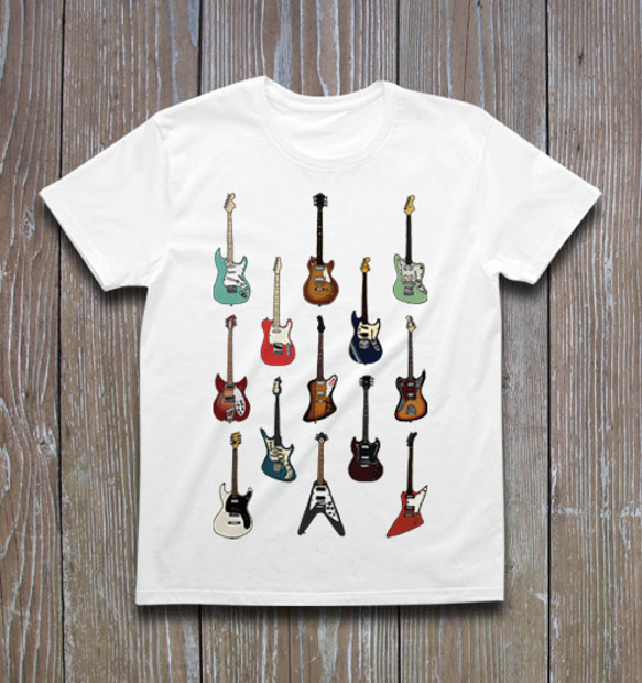 GUITARS  Tシャツ #2 1枚目の画像