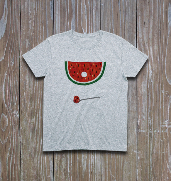 すいかトンネル　Tシャツ 2枚目の画像