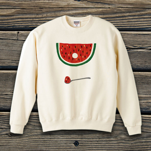 すいかトンネル スウェット スウェット・トレーナー STICKY SYRUPS