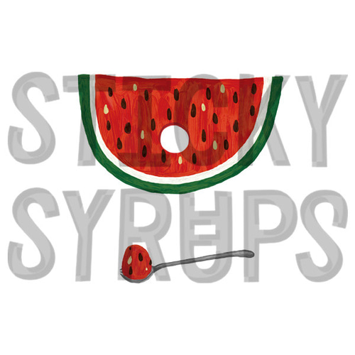 すいかトンネル スウェット スウェット・トレーナー STICKY SYRUPS