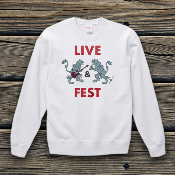 LIVE&FEST　スウェット 1枚目の画像