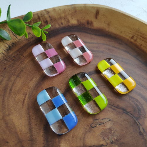 カラフルガラス箸置き5個セット 5個セット】 カラフル な ガラスの箸置き 箸・箸置き soranoshizuku