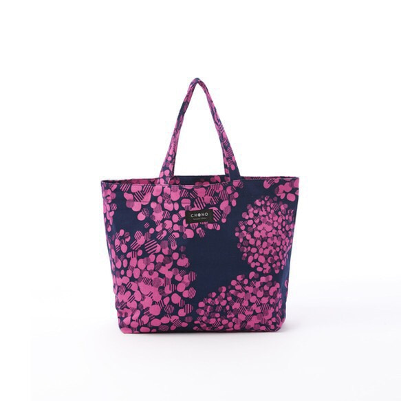 - ODEKAKE tote bag -　『Bubble』pink 1枚目の画像