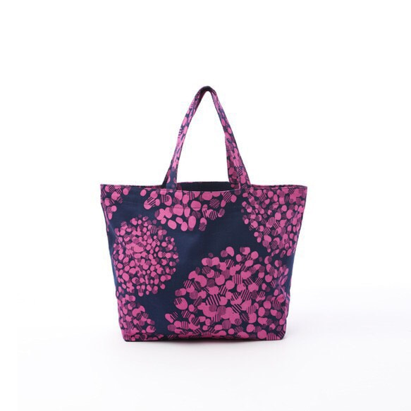 - ODEKAKE tote bag -　『Bubble』pink 2枚目の画像