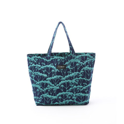 - ODEKAKE tote bag -　『patrinia』navy 1枚目の画像