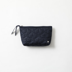 Pouch『Stella quilt』 NAVY 1枚目の画像