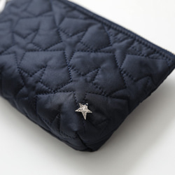 Pouch『Stella quilt』 NAVY 2枚目の画像