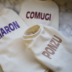 ネームタンクトップ（キナリ）♡名入れ♡犬服 3枚目の画像