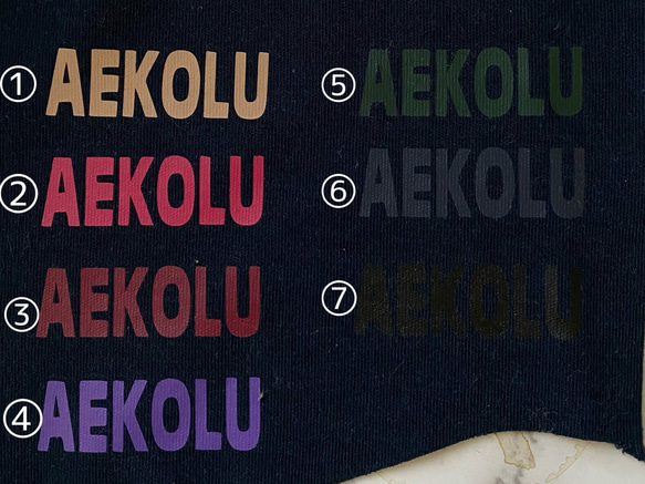 ネイビーネームパーカー(薄手タイプ）♡名入れ♡犬服 5枚目の画像