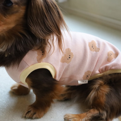 もこもこクマさん柄タンクトップ♡韓国生地 9枚目の画像