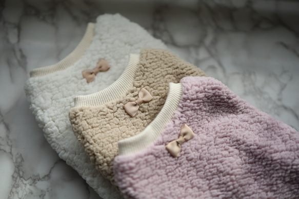 シープボア♡タンクトップ♡あったかファー♡もこもこ 3枚目の画像