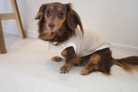 シープボア♡タンクトップ♡あったかファー♡もこもこ 8枚目の画像