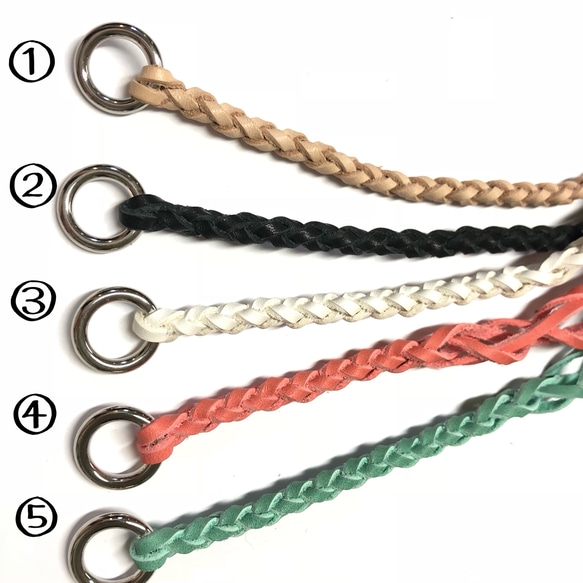 犬　猫♡本革♡ネックレス♡アクセサリー 3枚目の画像