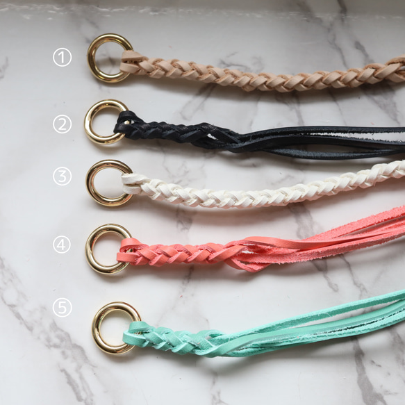 犬　猫♡本革♡ネックレス♡アクセサリー 4枚目の画像