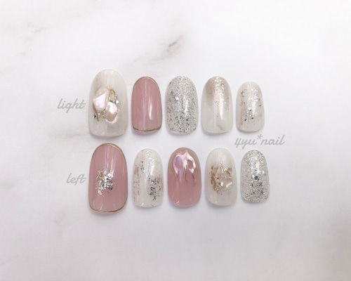 無名様 ネイルチップ 画像 ネイルチップ No.26 くすみピンクニュアンスネイル ネイルチップ