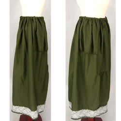 ランダムギャザーのスカート　L～LLサイズ 3枚目の画像