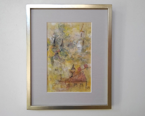 バラ　日本画　岩絵の具　キャンバスアート バラ 日本画 岩絵の具 キャンバスアート バラ 日本画 岩絵の具