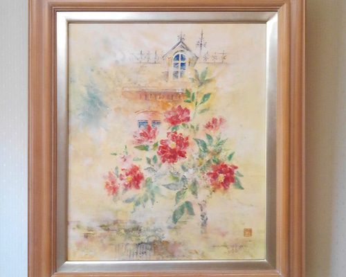 【25％OFF】 予約販売】本 絵画 脆 ファッション通販 日本画芍薬(瑞花清香) 絵画