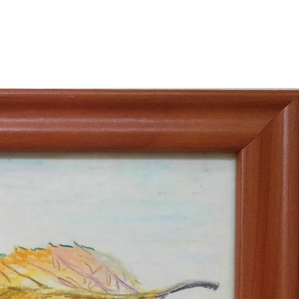 秋の時期におすすめ　色鉛筆画「落葉」 4枚目の画像