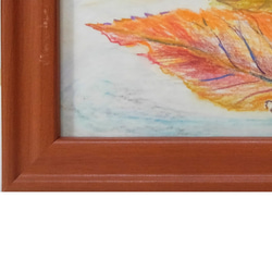 秋の時期におすすめ　色鉛筆画「落葉」 5枚目の画像