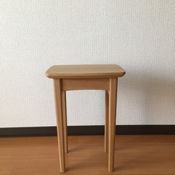 ナイトテーブル/ソファーサイドテーブル（オーク材） 3枚目の画像