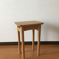 ナイトテーブル/ソファーサイドテーブル（オーク材） 8枚目の画像
