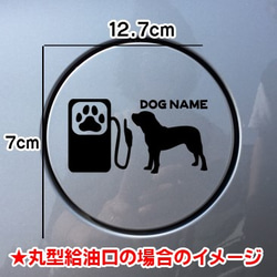 《送料無料》土佐犬 とさいぬ とさけん 犬 ステッカー リアガラス 給油口 車 3枚目の画像