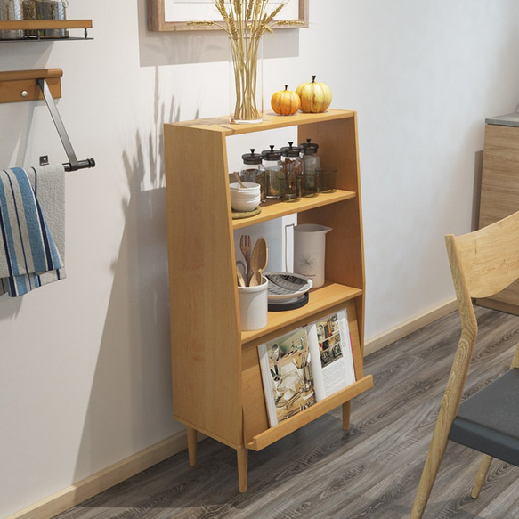手作り家具】天然木材 高品質 高機能 モダン 収納ラック シック 北欧