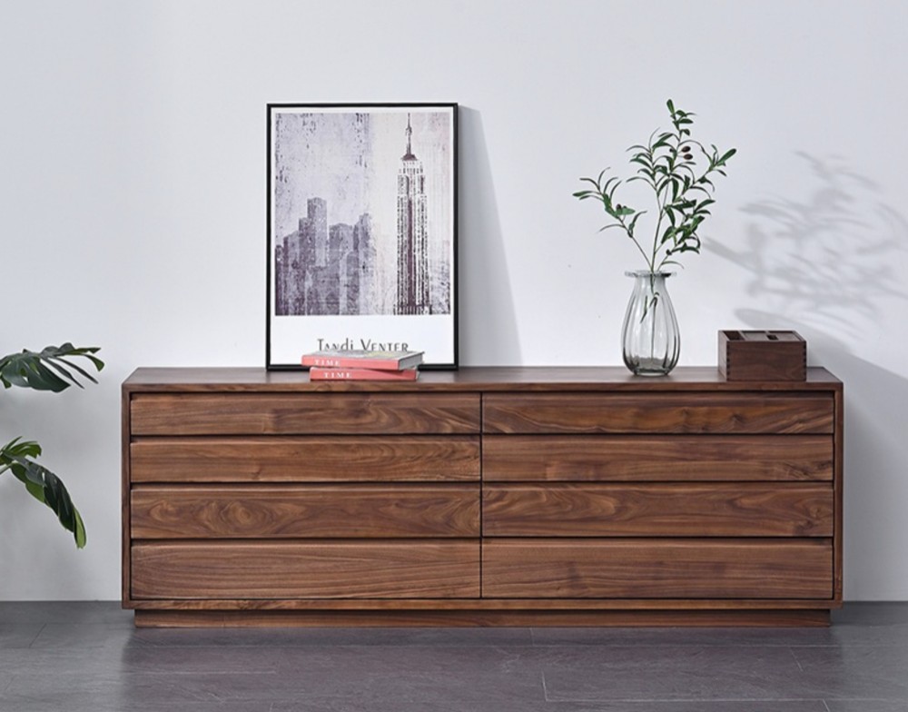 手作り家具 高級木材 モダン 引き出しキャビネット おしゃれ