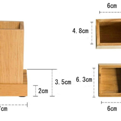 手作り家具　天然木材 木材 モダン ペン立て おしゃれ デザイン 北欧風デザイン×職人品質 送料無料 4枚目の画像