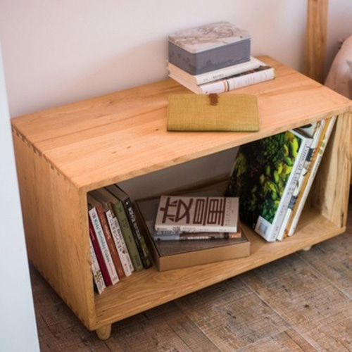 手作り家具】シンプル ラック(46.5*40*80cm) おしゃれ ナチュラル色