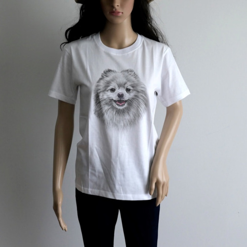 ポメラニアンTシャツ ドッグTシャツ POIMERANIAN DOG T-Shirt ポメラニアンTシャツ Dog Tee (Tシャツ