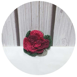 ◆ローズ・お花のヘア飾り◆ 3枚目の画像