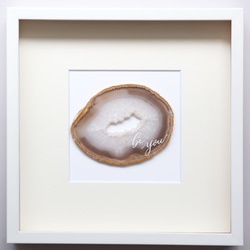 Wall letter◇be you／Wall decor／calligraphy agate slice 1枚目の画像