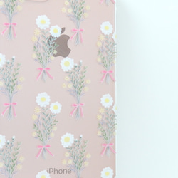 花かんざしのiPhoneケース（クリア） 3枚目の画像