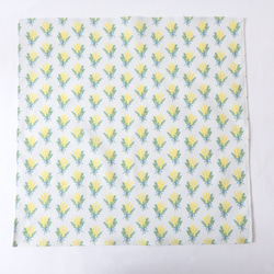 ミモザの大判ハンカチ〈オリジナル生地〉お弁当包みなどに♪ 5枚目の画像