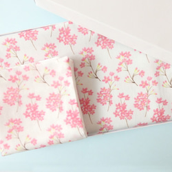 早割♪春まで限定〈特集掲載〉桜のふわふわガーゼハンカチと風呂敷ギフト〈早割中♪〉母の日 ギフト 送別 誕生日 春 1枚目の画像