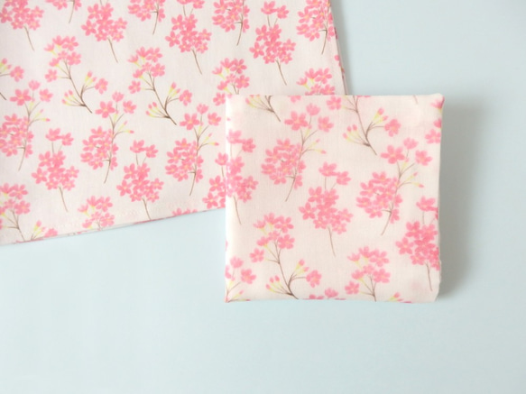 早割♪春まで限定〈特集掲載〉桜のふわふわガーゼハンカチと風呂敷ギフト〈早割中♪〉母の日 ギフト 送別 誕生日 春 2枚目の画像